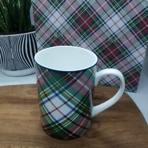 RALPH LAUREN Templeton Tartan Mugs Set of 3 New in Box